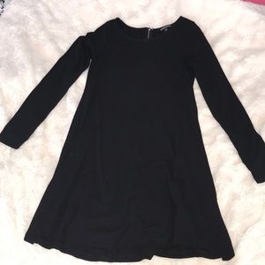 black long sleeve express dress
